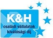 K&H Családi Vállalatok Kiválósági díj 2019
